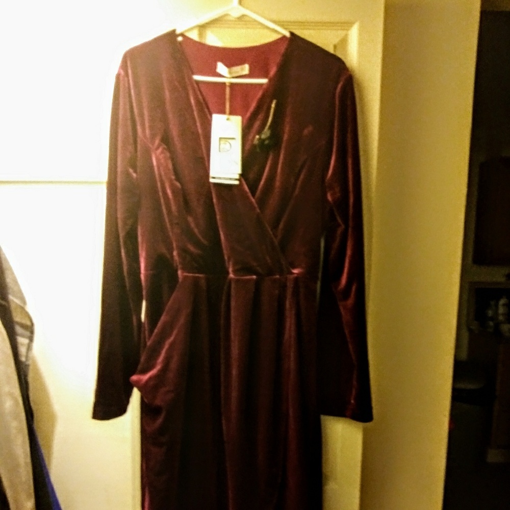 Velvet Bourbon Plus Size Party Cocktail Dress NWT